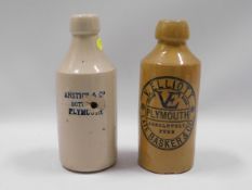 An Anstice & Co. ginger beer bottle, Plymouth, app