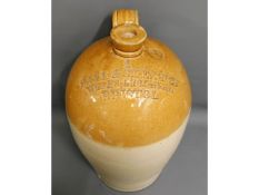 A stoneware flagon - 18in tall - Ball & Skeates, W