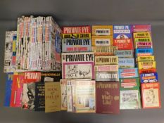 A collection of approx. 54 Private Eye books & two