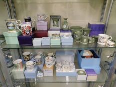 A quantity of mostly Wedgwood porcelain commemorat