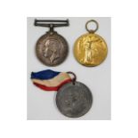 A WW1 medal set won by Lieutenant M. Oliver twinne