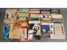 A large quantity of music scores, sheet music & re