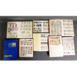 A British stamp album including some mint & eight