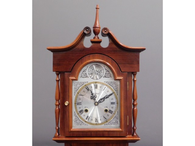A modern grandmother clock, 65.25in tall