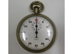 A military issue Lemania stopwatch, patt. 3169, br