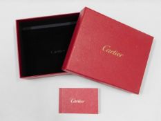 A Cartier jewellery box, 6.5inm x 5in x 2in