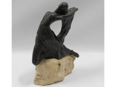 An Illuis Jorda bronze resin sculpture, 9.75in tal