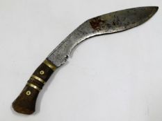 A kukri knife, 16in long