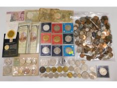 Various crowns & collectable coins including Torpo