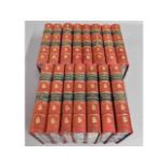 Fifteen 19th century Charles Dickens Works books, leather bound spines with marbled covers & leaves,