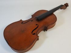 A German violin labelled Heinrich Steiner musik in