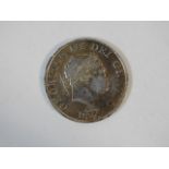A George III 1817 silver half crown 13.82g