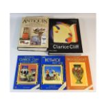 Collectors books relating to Antiques, Clarice Cli