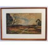 An Edwin Harris framed landscape watercolour dated