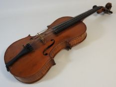 A French violin labelled Jean Baptiste Vuillaume a