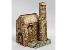 A Troika pottery engine house possibly by Lesley I