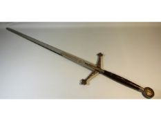 A reproduction Spanish made Scottish Broadsword, 5