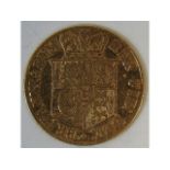 A George III 1817 shield back half sovereign, 3.9g