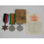 A posthumously awarded WW2 medal set awarded to Wi