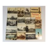 A quantity of vintage postcards of mostly WW1 bomb