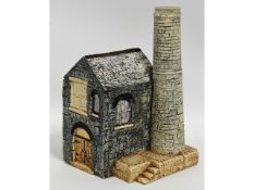 A Troika pottery engine house possibly by Louise J