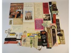 A quantity of mixed vintage bookmarks, NUS Women's