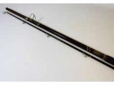 A two piece Hardy's Tourney Beach casting rod with