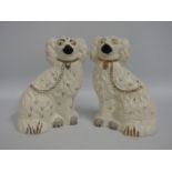 A pair of Beswick old English sheepdogs, 13in tall