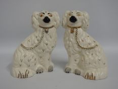 A pair of Beswick old English sheepdogs, 13in tall
