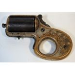 A 19thC. "My Friend" knuckleduster revolver by Jam
