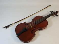 An English violin with label Maidstone Murdoch & M