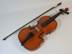 A German violin labelled Ernst Friedrich Reichel,
