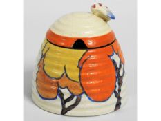 A Clarice Cliff Fantasque Bizarre Autumn honey pot