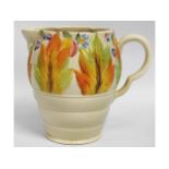 A Clarice Cliff Celtic Leaf & Berry pattern jug, 7