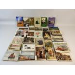 A quantity of vintage postcards, approx. 200