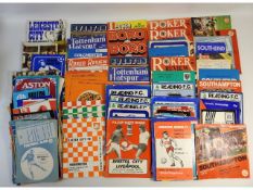 A quantity of 1970's football programmes, approx.