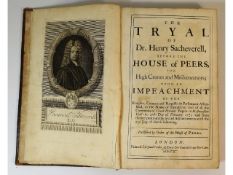 Book: The Tryal Of Dr. Henry Sacheverell, 1705, fr