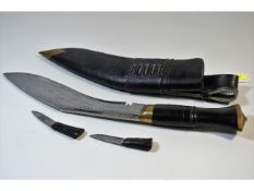 A kukri knife, 16.25in long