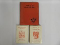 Three Alice In Wonderland books - 1955, 1959 & 196