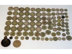 A quantity of pre-1947 coinage including a 1935 cr