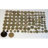 A quantity of pre-1947 coinage including a 1935 cr