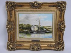 An original Arthur Read oil painting of Tamar Brid