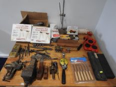 A quantity of mostly carpentry related tools & oth