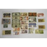 A quantity of mixed bank note including pound & do