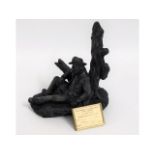 A John Letts limited edition bronze resin figure o