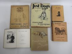 Six books relating to dogs including Neighbours by