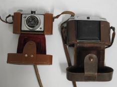 A Vano camera twinned with a Agfa Isolette