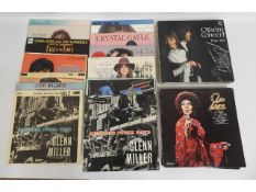 A quantity of 34 vinyl LP's including Elvis, Carly