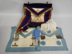 A quantity of masonic regalia - Lodge of Fidelity,