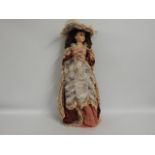 A boxed, large porcelain headed doll "Rosemary" by